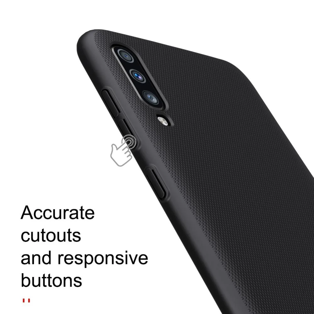 Чехол NILLKIN для Samsung A70 Супер Матовый чехол противоскользящий жесткий накладка из