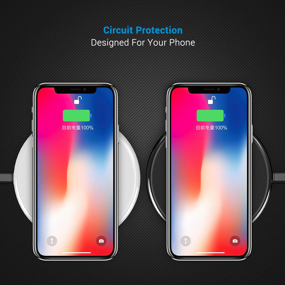 KISSCASE Беспроводное зарядное устройство для iPhone 8 Plus X XS Max XR Быстрая зарядка