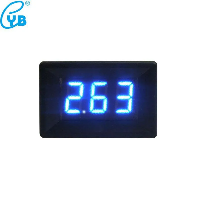 Вольтметр постоянного тока YB21 2 5 30 В светодиодный вольтметр Мини измеритель