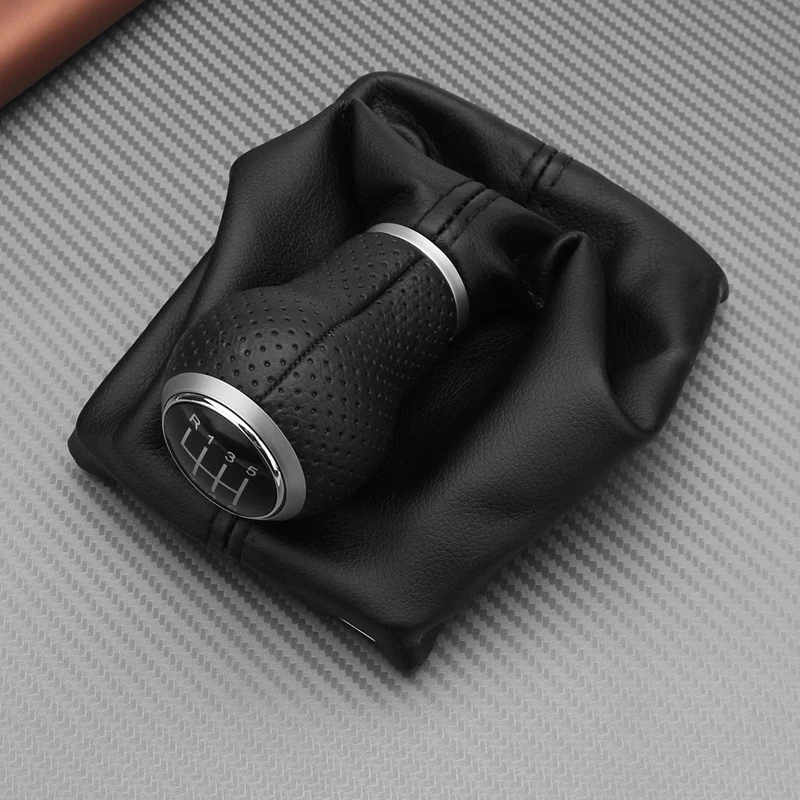 6 скоростей ручной рычаг переключения передач Gaiter Boot кожаный для A4 S4 8K A5 S Line