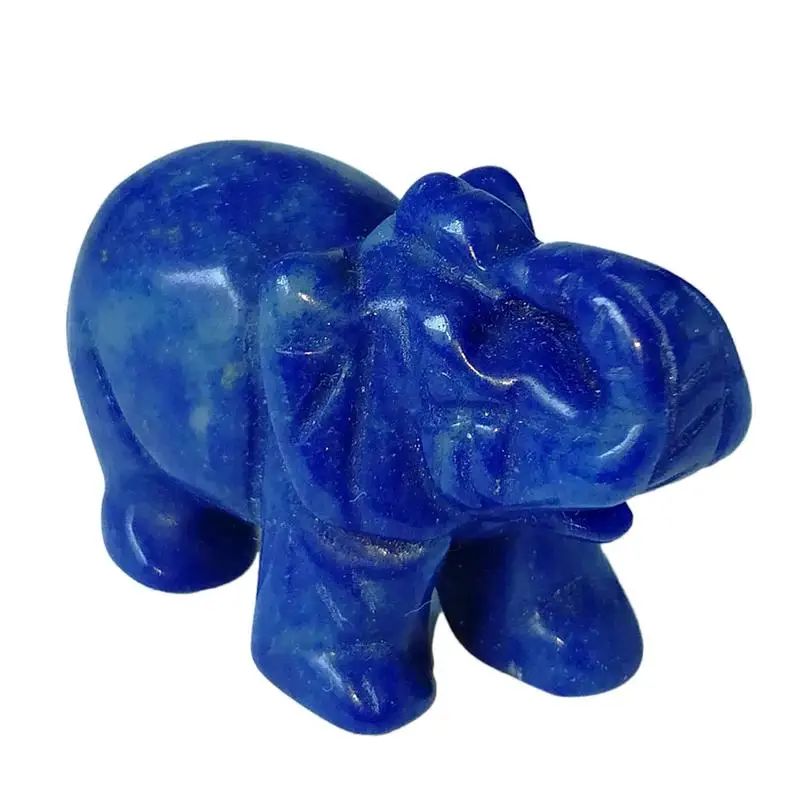 2019 Новый Благоприятный слон статуя Нефритовый камень Бегемот орнамент городской