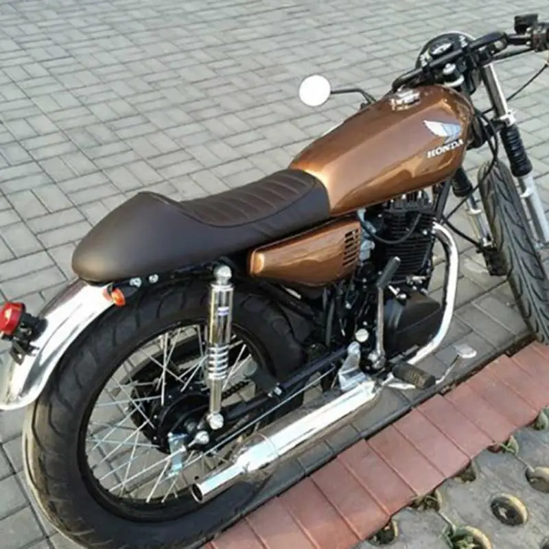 

Motorcycle Cushion Modified Retro Locomotive Seat Cushion For CG125 Other Series Hump Shape Seat Cover Durable Wear-resistant