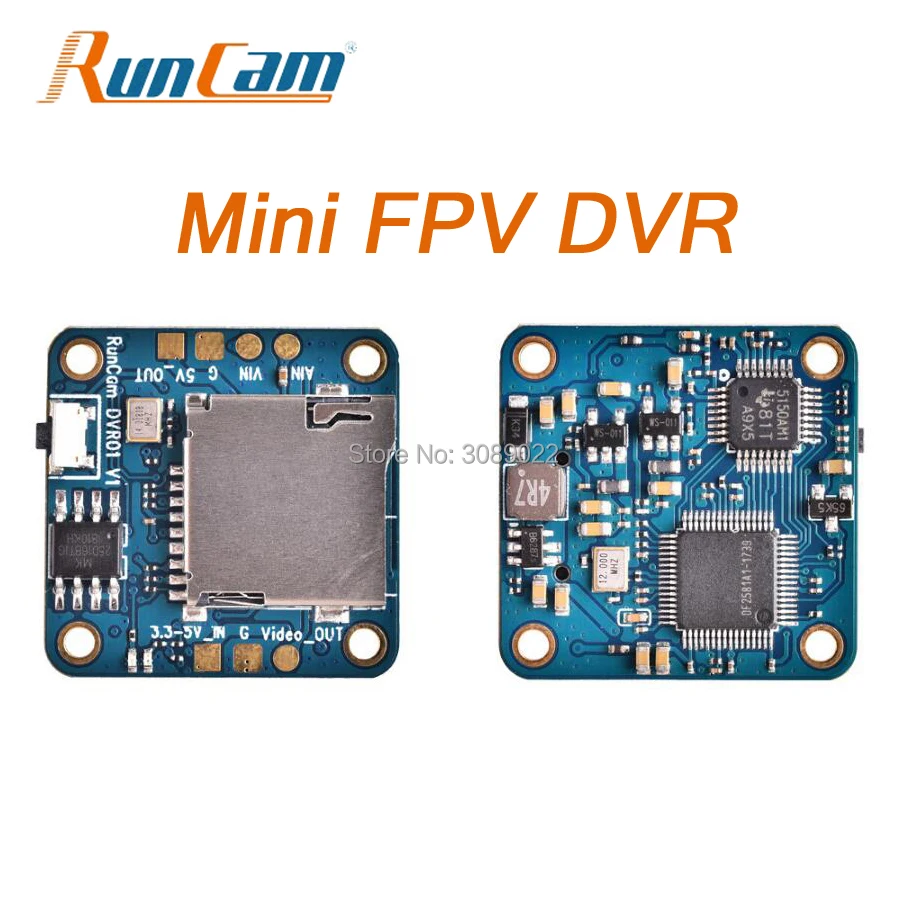 RunCam Mini FPV DVR видеовыход без потерь для VTX Мини гоночного дрона fpv гоночный Дрон 25*25