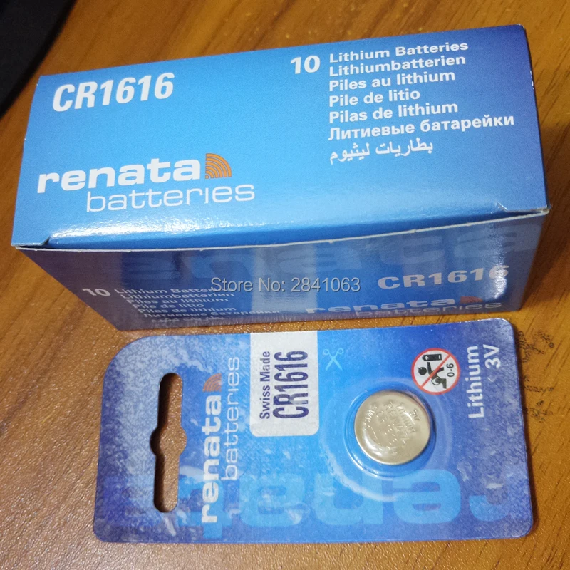 10X renata CR1616 CR 1616 3v Lithium Battery Remote control battery car remote Scales motherboard | Электроника
