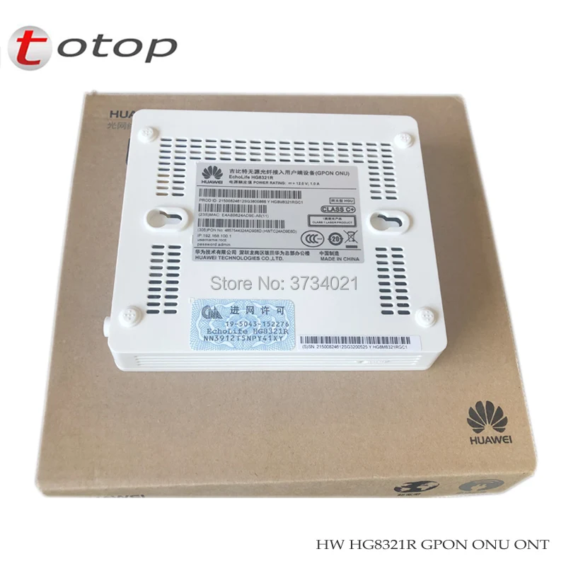 Huawei Echolife HG8321R HGU GPON ONU 1GE + 1FE 1Voice Class C H.248 & SIP двухпротокольный терминал ONT английская