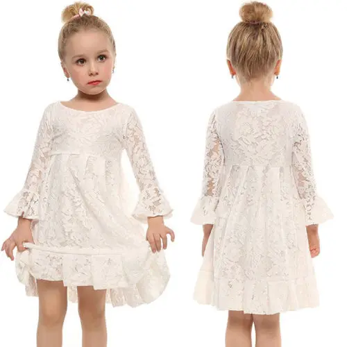 2019 New Baby Girls Kid Princess Wedding Party Formal Dress Summer Sundress | Детская одежда и обувь
