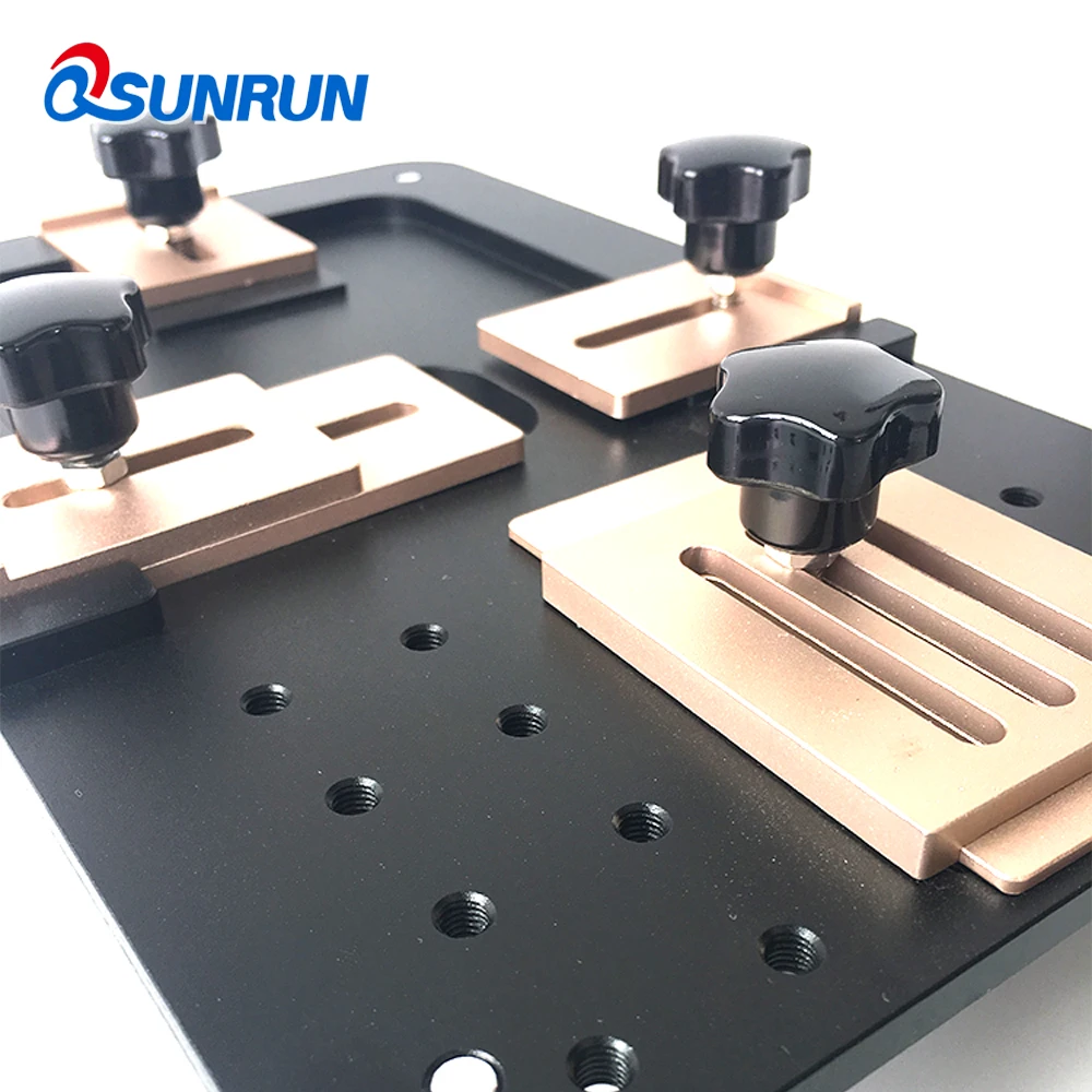 

Gold & Black Universal Metal Mould LCD Screen Mold Jig Holder Clamp/Chuck for Mobile phone OCA Laminating