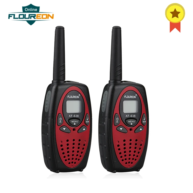 8 канальный двухканальный радиоприемник FLOUREON XF 638 PMR446MHZ радиус действия 3 км ЖК
