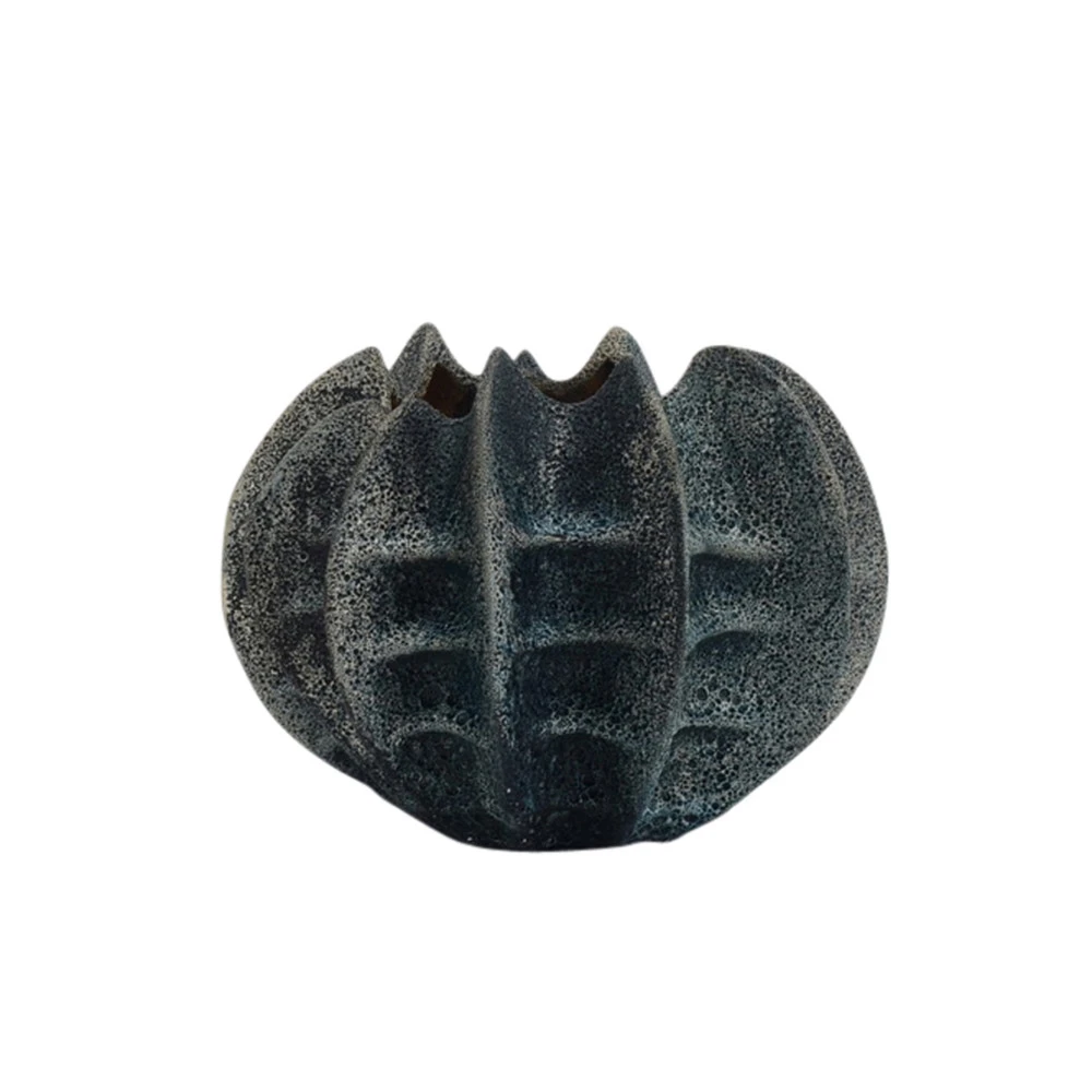 Декоративная ваза зеленый и серый|Вазы| |