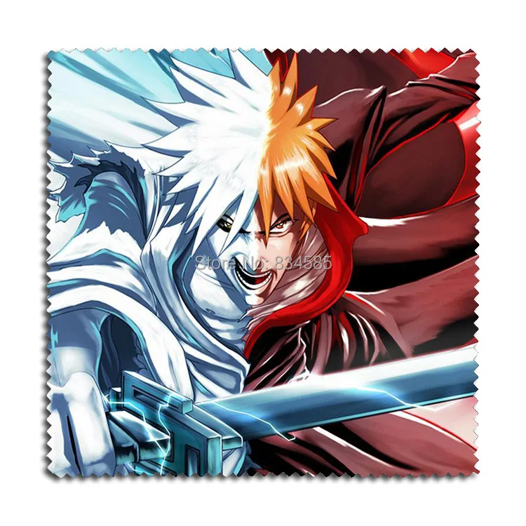 2 шт./компл. японский аниме BLEACH Kurosaki ichigo Hitsugaya ToushirouFlannel салфетка для чистки
