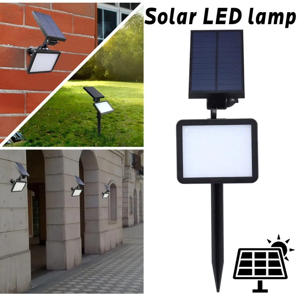 Новый Солнечный свет 48 LED портативная солнечная энергия лампа водонепроницаемый