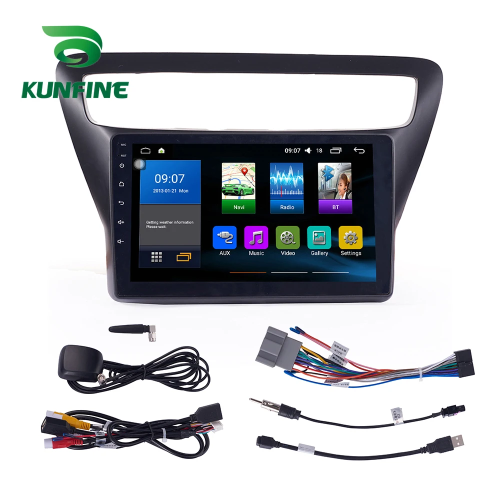 Восьмиядерный 1024*600 Android 8 1 автомобильный DVD GPS навигационный плеер Deckless стерео для