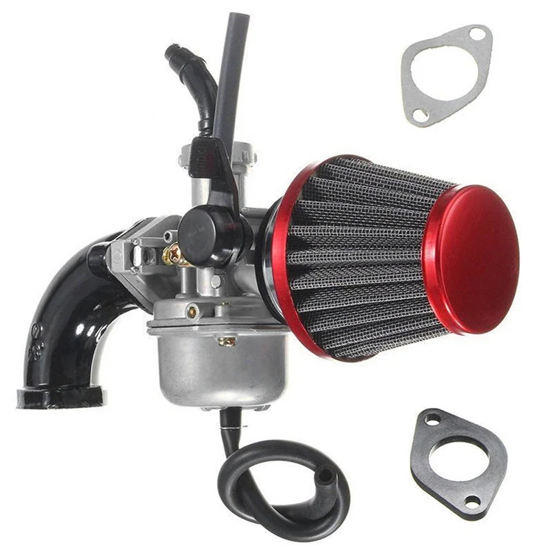 Carb впускная труба карбюратора воздушный фильтр для питбайк 110cc 125cc PZ22 22 мм Высокое качество Замена аксессуары топливо детали
