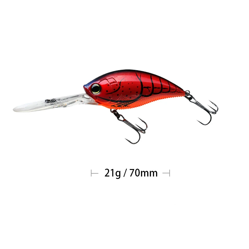 Crankbait Рыболовная Приманка 12 г/70 мм Кривошип искусственный Жесткий Topwater