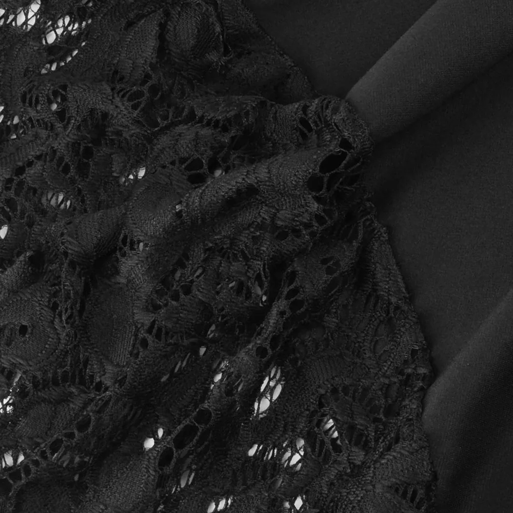 Женское Ассиметричное платье с кружевным подолом без рукавов|Женские платья| |