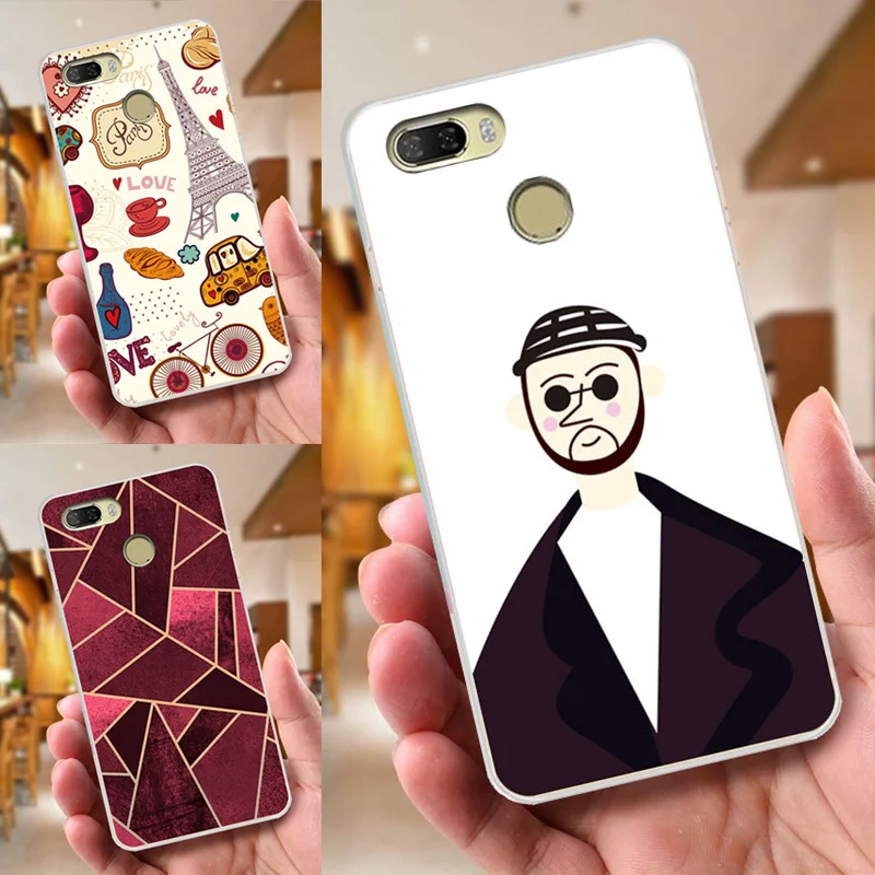 JONSNOW Soft Case For Lenovo K5 Play 5.7&quot Painted Pudding Anti Skid Phone Cover for L38011 ZUI 3.7 4G Capa Fundas | Мобильные