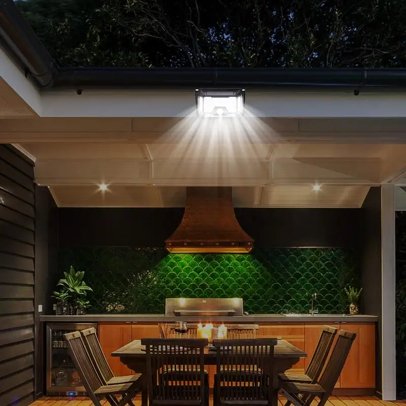 

Bright Solar Motion Sensor Light Waterproof Outdoor Security Lighting 66 LED Solar Powered Wall Lmap for Patio Deck Yard Garden