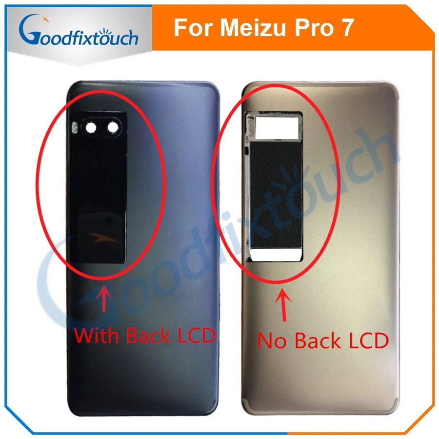 Задняя крышка для Meizu Pro 7 чехол с дополнительным дисплеем задняя Pro7 ЖК
