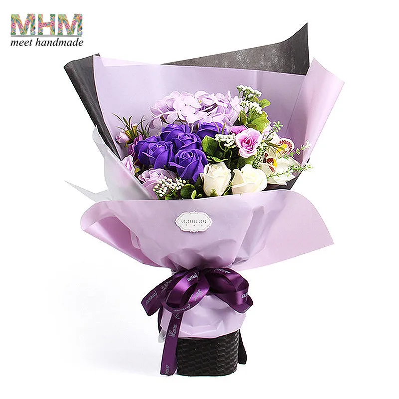 10 листов Водонепроницаемая оберточная бумага в Корейском стиле букет подарочная