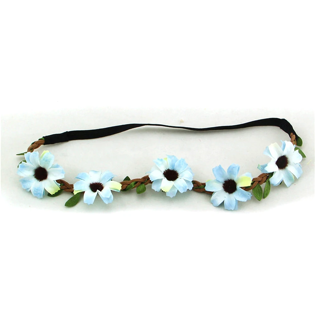 5PCS Headbands Chamomile Patrern Velvet Retro Elastic Headwrap Hair Bands Hoop for Women Ladies Girls |