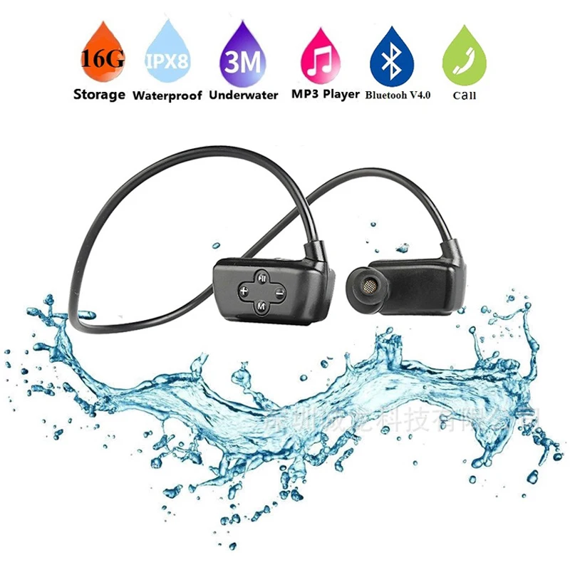 Newest 901P Bluetooth Waterproof Swimming Outdoor 16G Hifi Ipx8 Sport Mp3 Music Players | Электроника