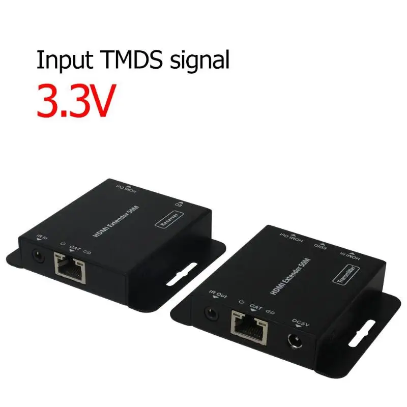 E50C HDMI удлинитель 1080 P RJ45 сетевой кабель сигнала наполнитель Ethernet передатчик