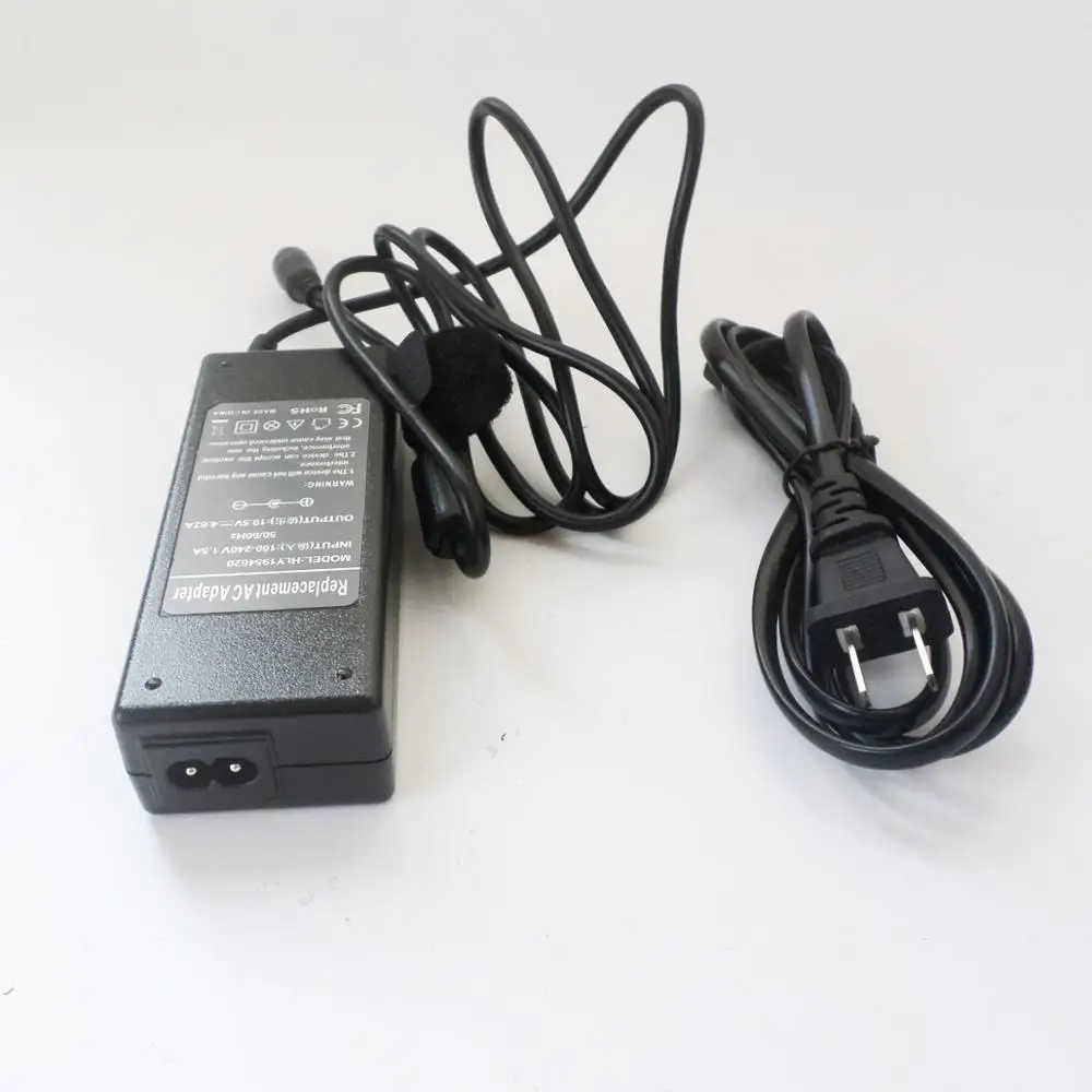 

AC Adapter For Dell Studio 1535 1537 For Latitude D530 D630 D830 For Vostro 3300 3400 3500 3550 3700 19.5V 4.62A Battery Charger