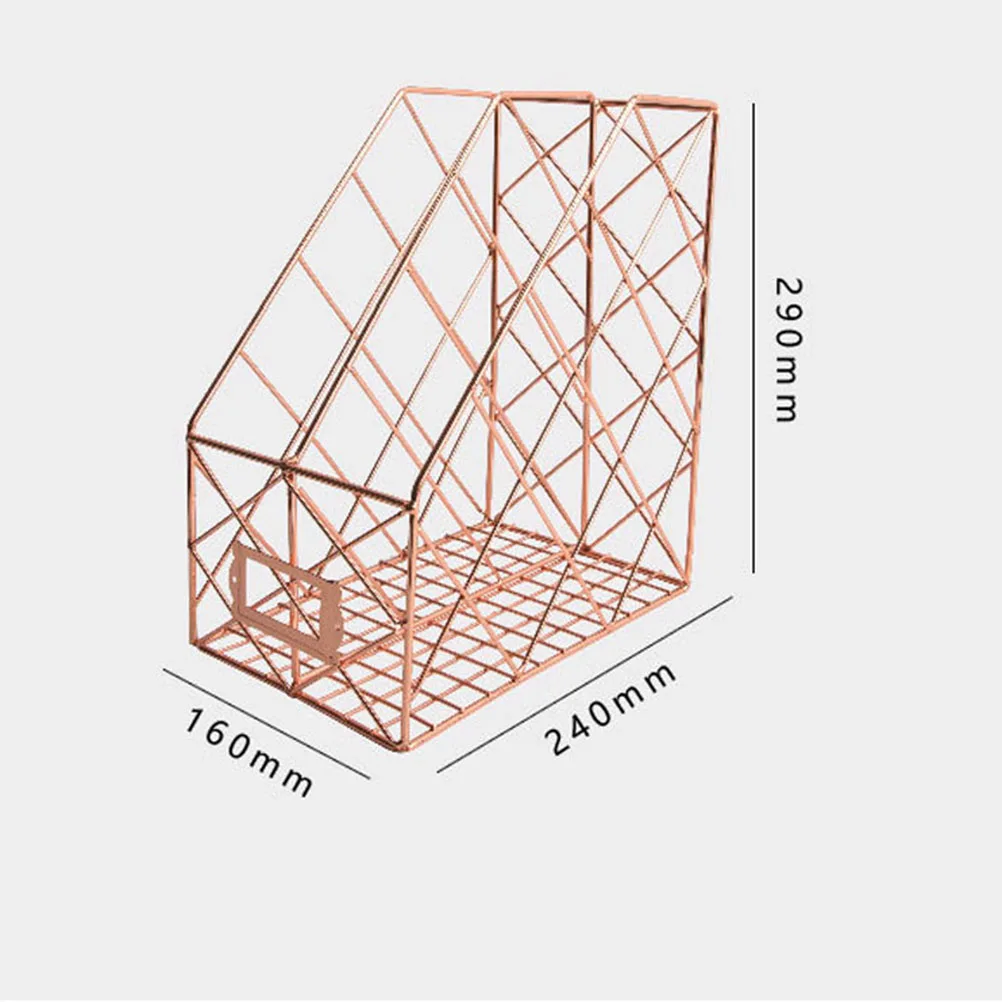 Офисный держатель для файлов 1 шт. металлическая кованая корзина премиум-класса