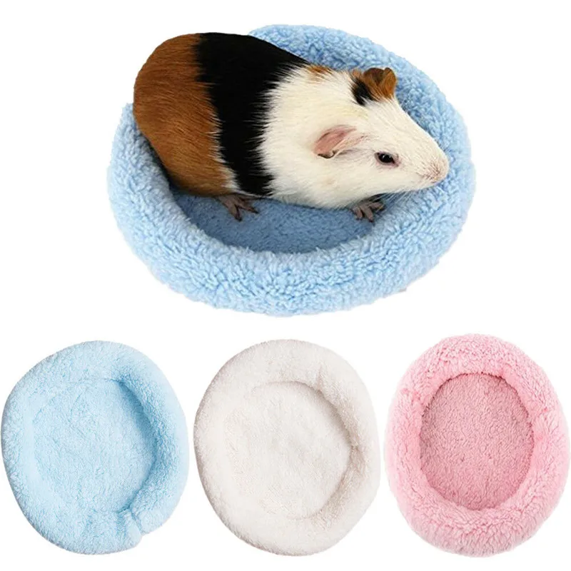 Домашний коврик для кошек кровать хомяка щенков круглая Бархатная подушка сна