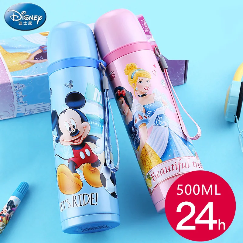 Детская Изолированная кружка Disney бутылка зимний термос чашка для подачи воды