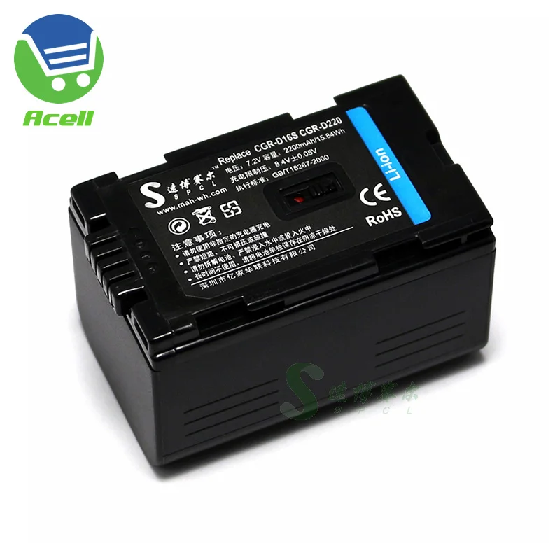Аккумулятор для Panasonic батарея и DS99 DS88 DS65 DS38 GS11 GS15 MX500 DS15 CGR D16S 1 2 5 5|Цифровые