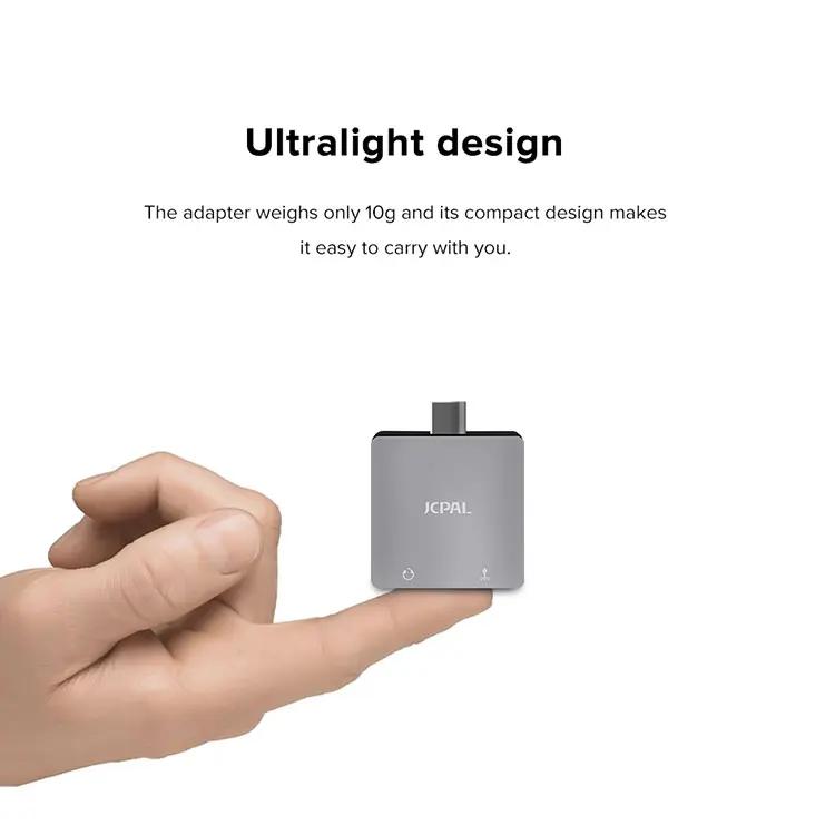 JCPAL 3 5 мм цифровой аудио + USB-C зарядный адаптер кабель PD 60 Вт зарядное устройство