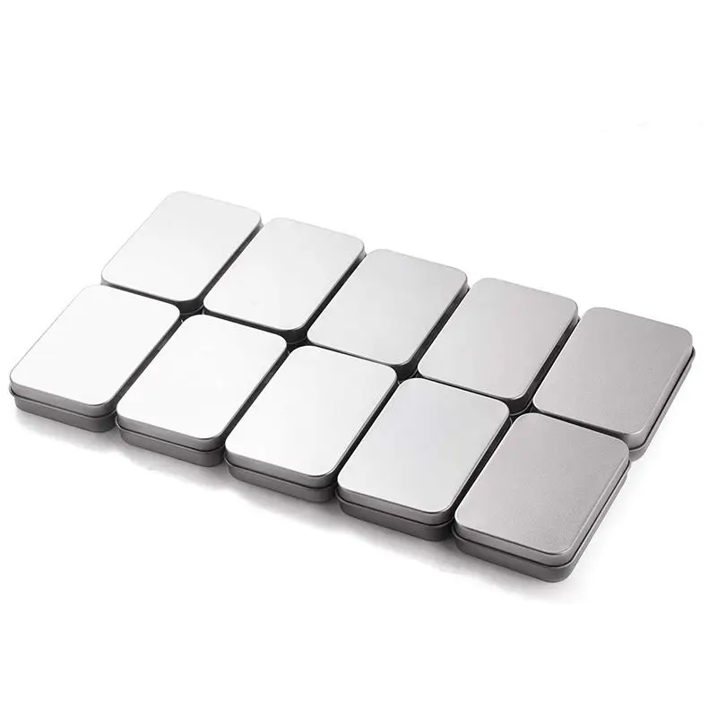 10 шт. 3 1/2 ''X2 1/2'' X4/5 ''Прямоугольные пустые банки коробки контейнеры для