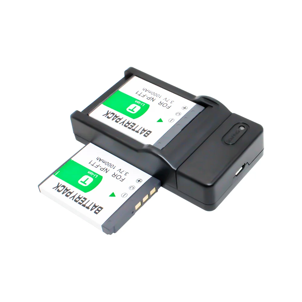 2 шт. литиевый аккумулятор NP-FT1 NP FT1 + 1 зарядное устройство для Sony DSC-M1 DSC-M2 DSC-T10 DSC-L1