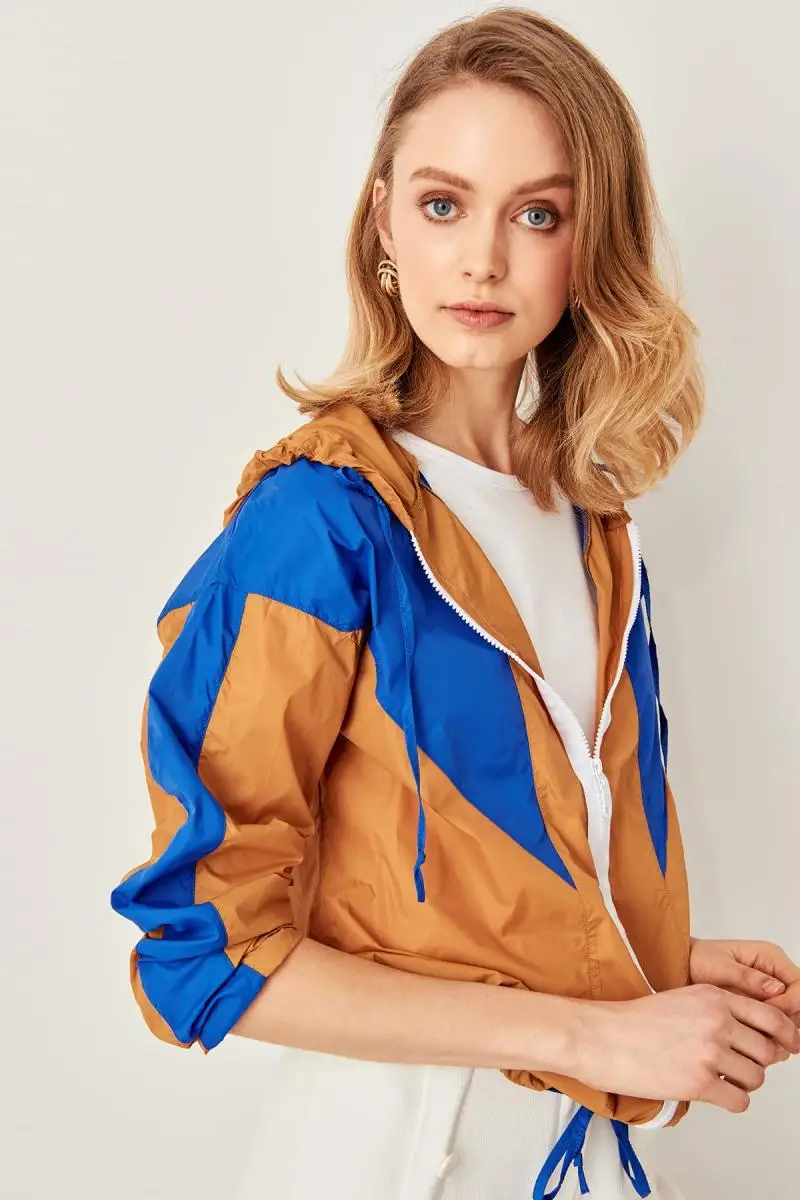 Trendyol верблюд цвет блочный Ceket TWOSS19AP0130|Женские куртки| |