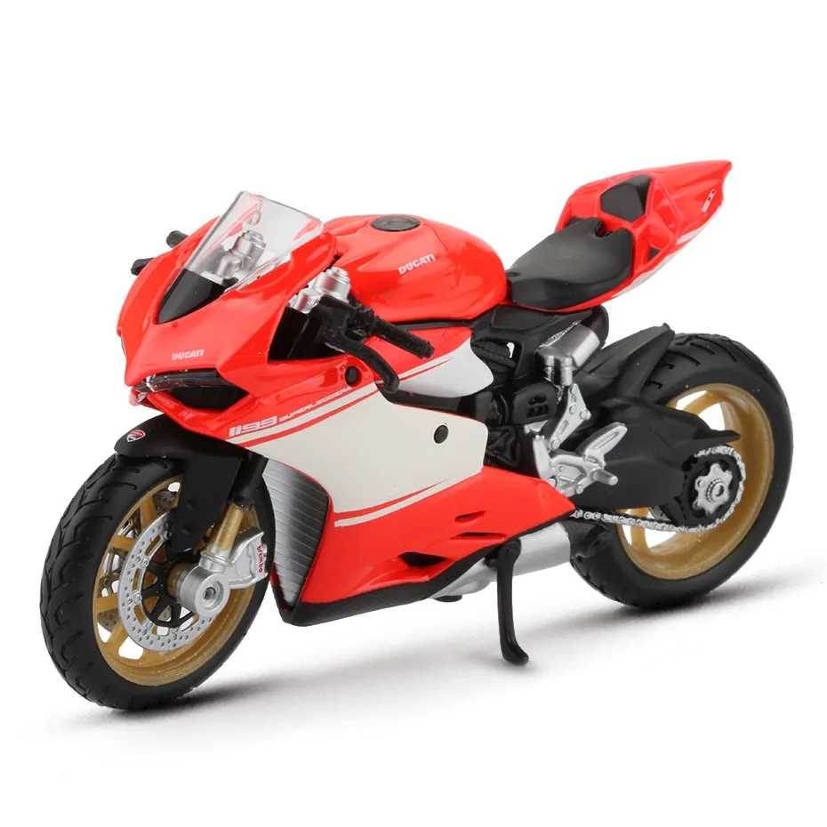 Гоночная модель автомобиля Maisto 1:18 игрушечный сплав 1199 мотоцикла SUPERLECCERA