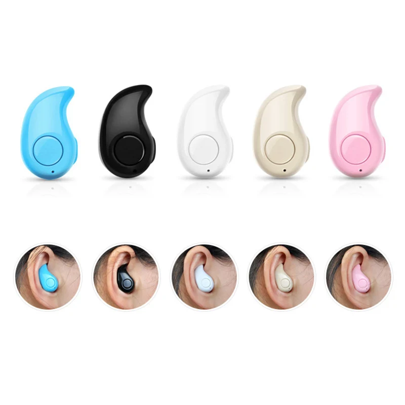 Мини беспроводные Bluetooth наушники в ухо спортивные с микрофоном Handsfree гарнитура