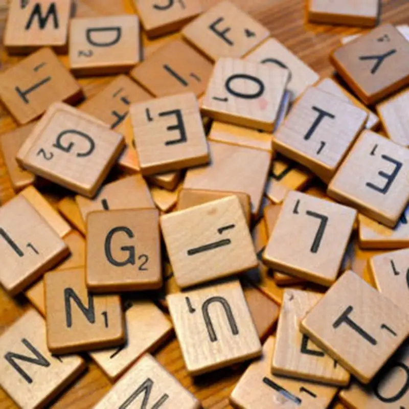 Деревянные плитки Scrabble черные буквы цифры для рукоделия деревянные алфавиты