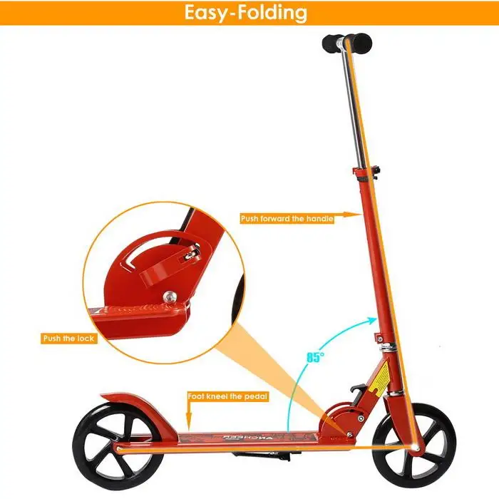 ANCHEER новый бренд для взрослых 2 колеса скутеры Регулируемый скутер Patinete Adulto