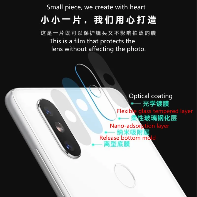 Защитная пленка для задней камеры Xiaomi XiaoMi Mi 9 SE A2 Lite A1 8 Max3 Mix 2S Redmi Note 7 5 6 6A Pro