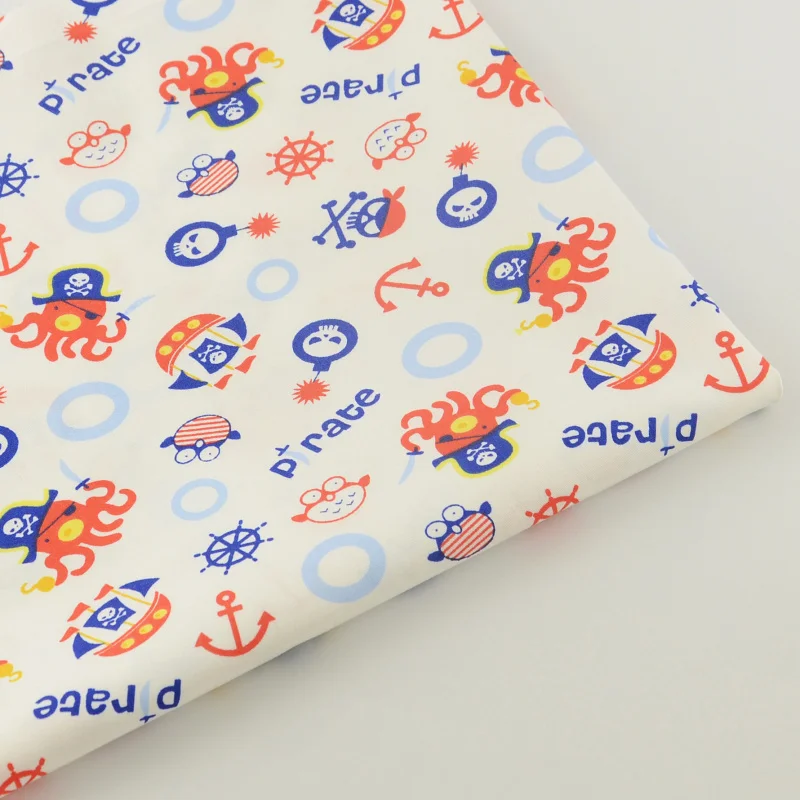 New Arrivals White Cotton Fabric Cartoon Animals Designs Decoration Home Textile Tela Bedding Scrapbooking Quilting Patchwork | Дом и сад