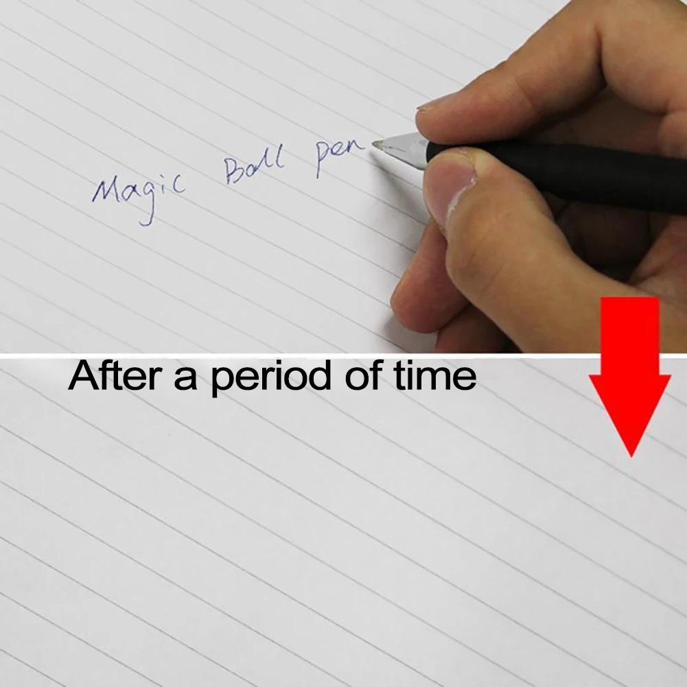 7 шт. Волшебная Шариковая ручка для шутки невидимые медленно Исчезающие чернила в