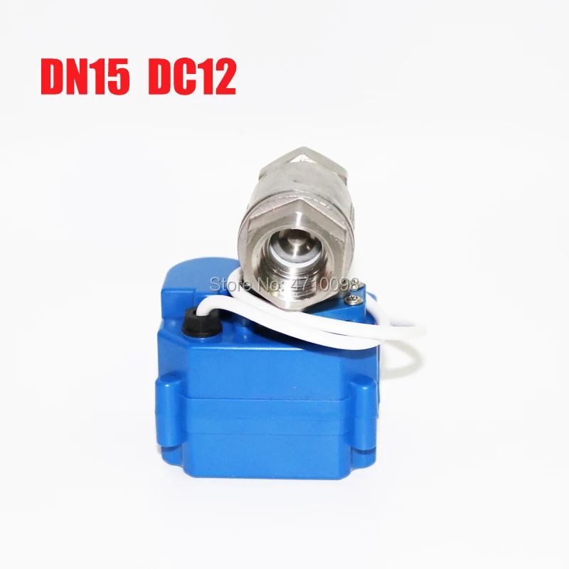1/2 &quotDN15mm DC12V нержавеющая сталь 304 моторизованный шаровой клапан CR 01/CR 02/CR 03/CR 04