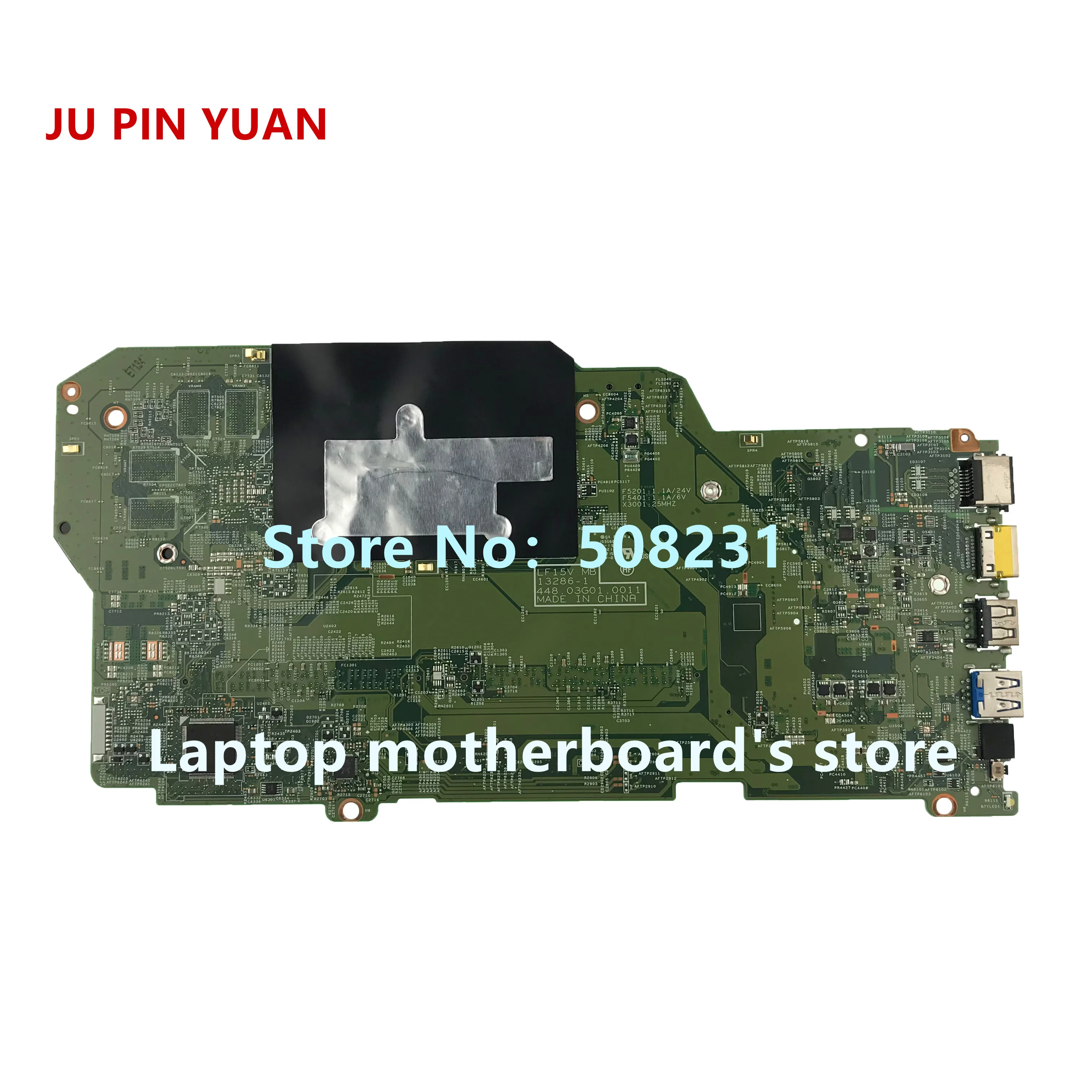 

JU PIN YUAN 448.03G01.0011 5B20Q91169 Mainboard For Lenovo Flex 2 Pro Edge 15 Laptop Motherboard with I5-4210U CPU fully Tested