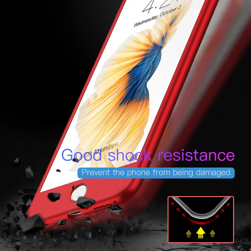 360 Full Cover Silicone Case For iPhone X MAX XR XS Luxury Degree Phone Shell 7 7Plus 8Plus 6 Plus 6s 8 |