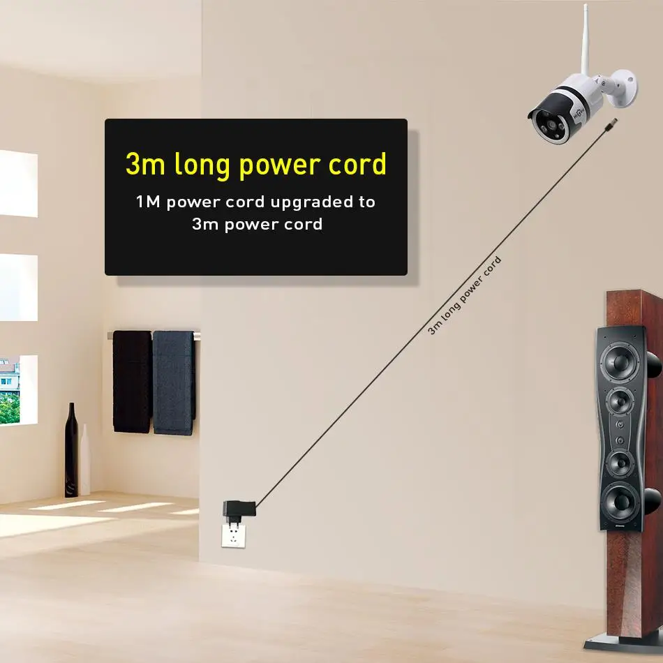 Hiseeu wifi наружная 2.0MP IP камера 1080P Водонепроницаемая беспроводная безопасности
