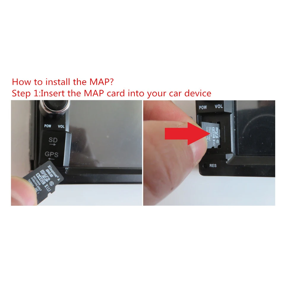 Lastest Универсальный 8G Автомобильный Gps карты навигационная карта для Sd класса 10 Tf