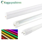 Kaguyahime Цвет T5 T8 трубки светильник светодиодный 220V RGB Люминесцентная трубчатая светодиодная светодиодный T5 трубки светильник ing 6 Вт, 10 Вт, 20 Вт, хит продаж раковиной из Пластик 30 см 60 см