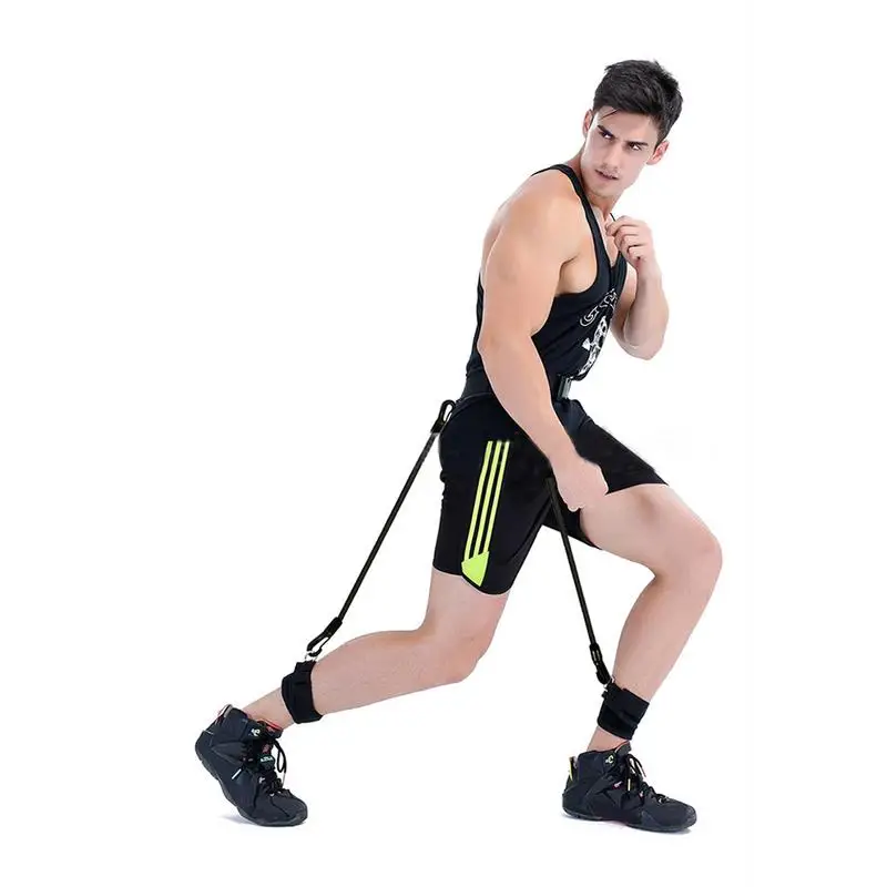 Эластичный пояс фитнес ноги потянув Баскетбол подпрыгивая Training Booty тренировки