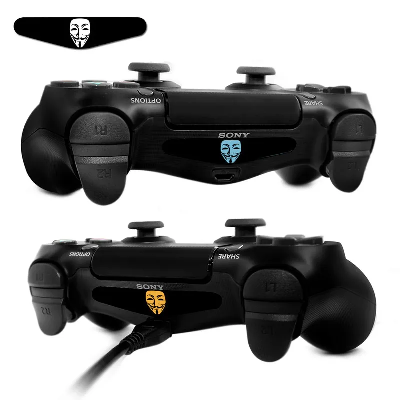 2 шт. виниловые светильник йки для контроллера Sony PS4 Playstation 4 Dualshock 4|Наклейки| |